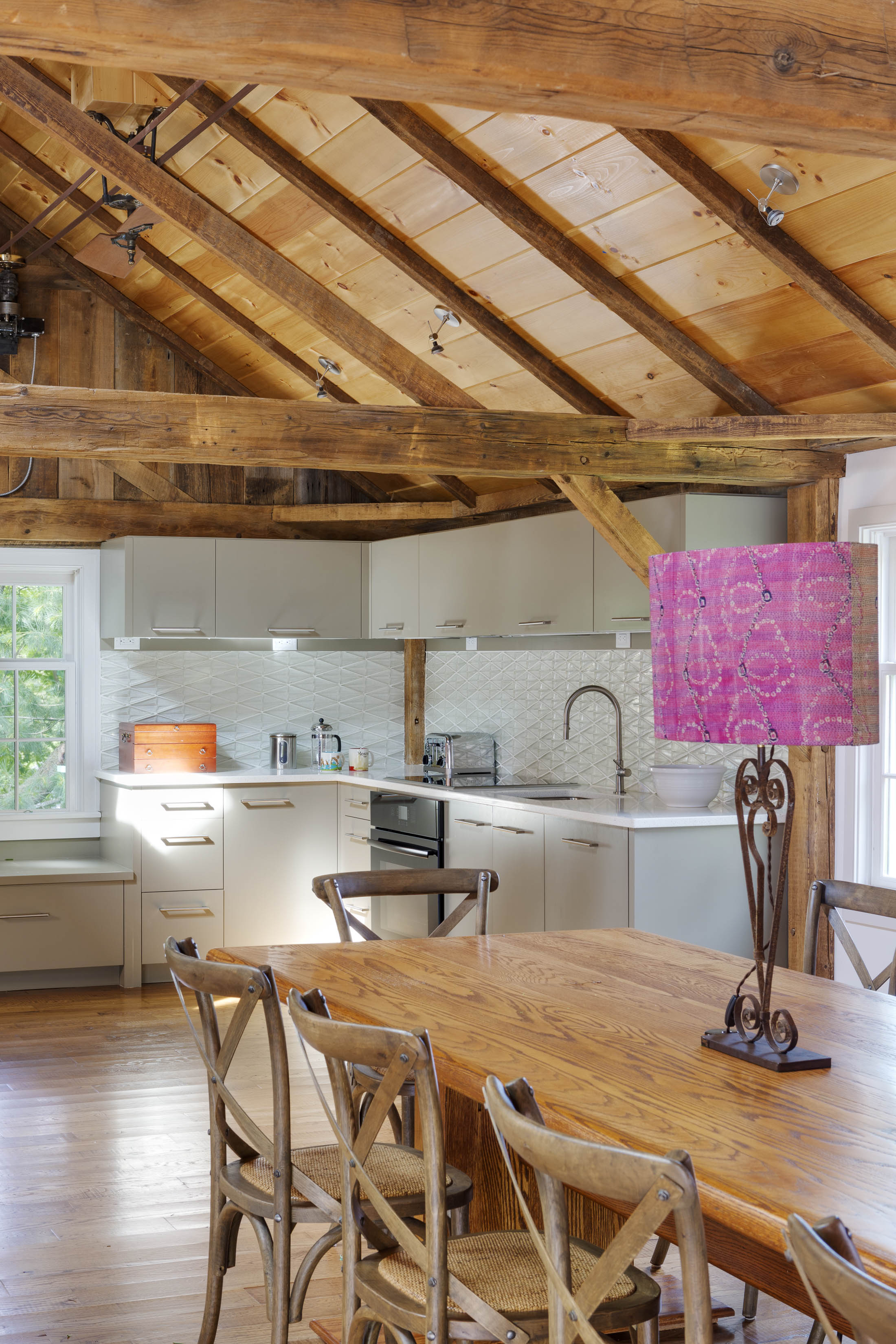 Post and Beam Barn Conversion — Residential · Adaptive Reuse in Belmont, MA